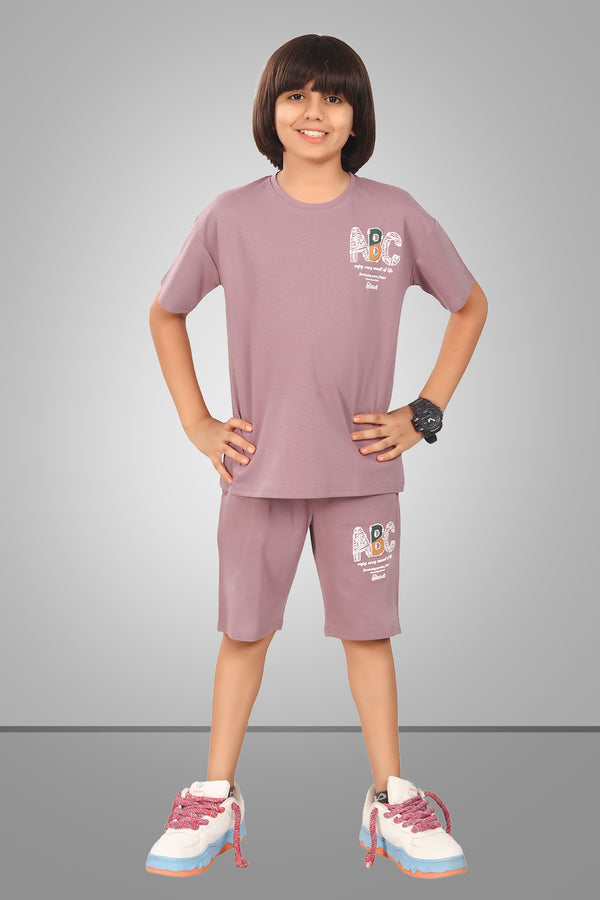 LIGHT OLIVE STREETMODE BOYS CO-ORD - DOWN SHOULDER EDITION