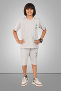 CREAM STREETMODE BOYS CO-ORD - DOWN SHOULDER EDITION