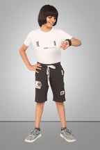 DARK GREY URBANBOYS STRETCH X FUNKY LYCRA SHORTS