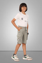 LIGHT OLIVE URBANBOYS STRETCH X FUNKY LYCRA SHORTS