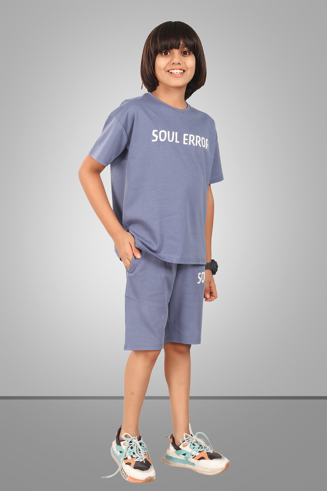 LIGHT BLUE STREETMODE BOYS CO-ORD - DOWN SHOULDER EDITION