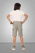 LIGHT OLIVE URBANBOYS STRETCH X FUNKY LYCRA SHORTS