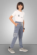 DARK GREY 4 WAY LYCRA CARGO PANT