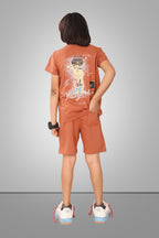 CHOCOLATE STREETSTYLE BOYS CO-ORD SET - COOL & COMFY