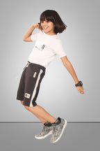 DARK GREY URBANBOYS STRETCH X FUNKY LYCRA SHORTS