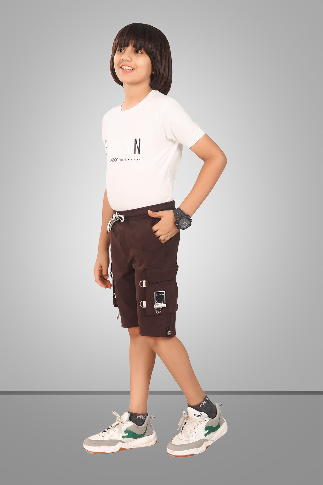 COFFEE URBANBOYS STRETCH X FUNKY LYCRA SHORTS