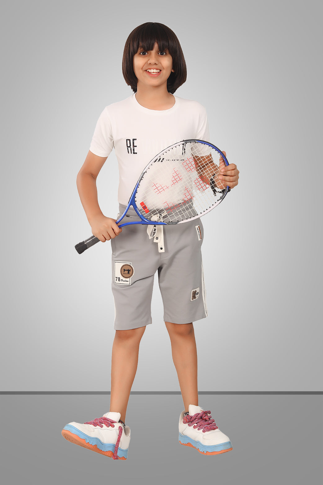 LIGHT GREY URBANBOYS STRETCH X FUNKY LYCRA SHORTS