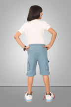 LIGHT BLUE URBANBOYS STRETCH X FUNKY LYCRA SHORTS