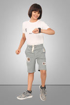LIGHT OLIVE URBANBOYS STRETCH X FUNKY LYCRA SHORTS