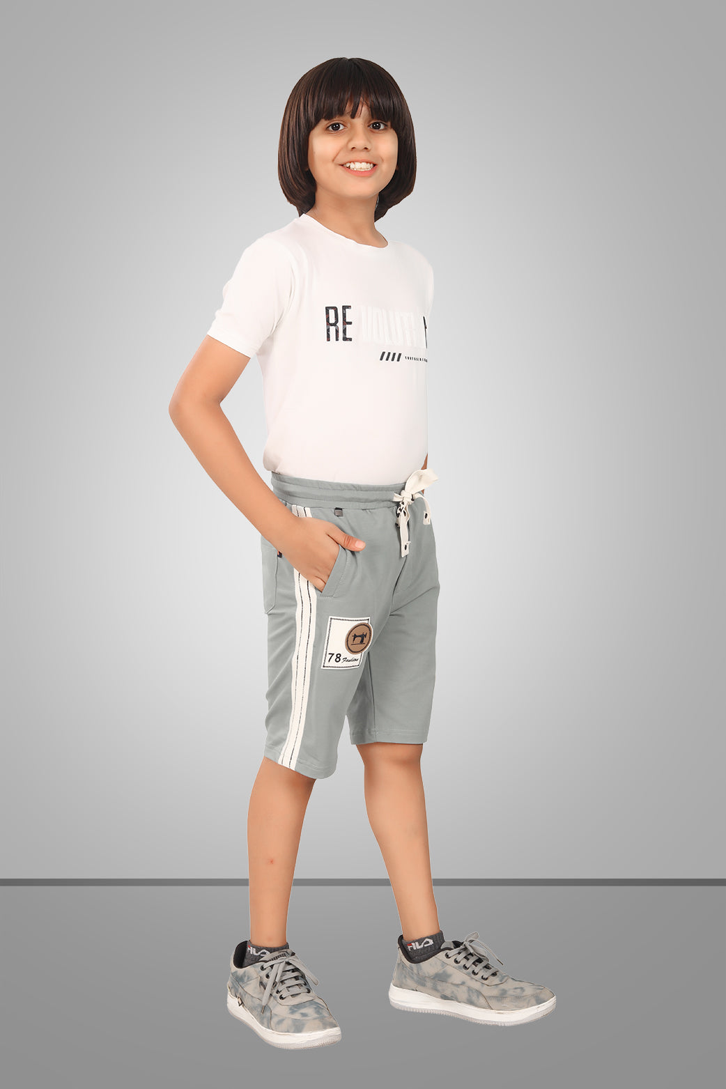 LIGHT OLIVE URBANBOYS STRETCH X FUNKY LYCRA SHORTS