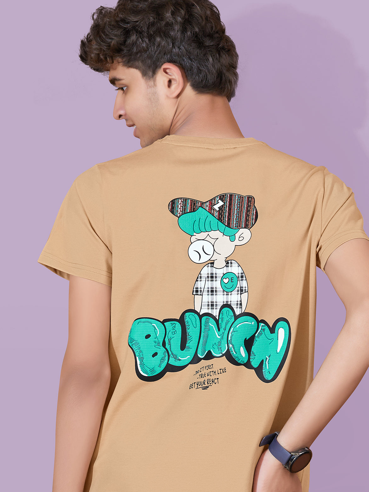 BEIGE STREETSTYLE BOYS CO-ORD SET - COOL & COMFY