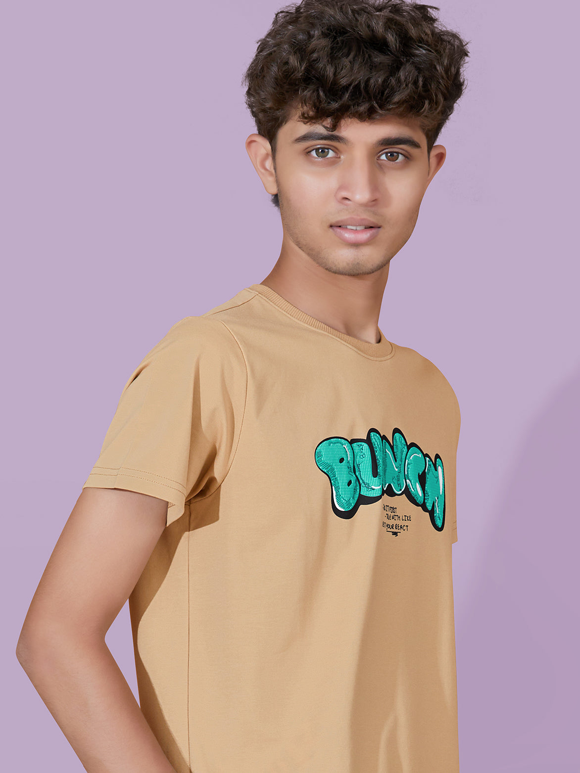 BEIGE STREETSTYLE BOYS CO-ORD SET - COOL & COMFY