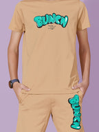 BEIGE STREETSTYLE BOYS CO-ORD SET - COOL & COMFY
