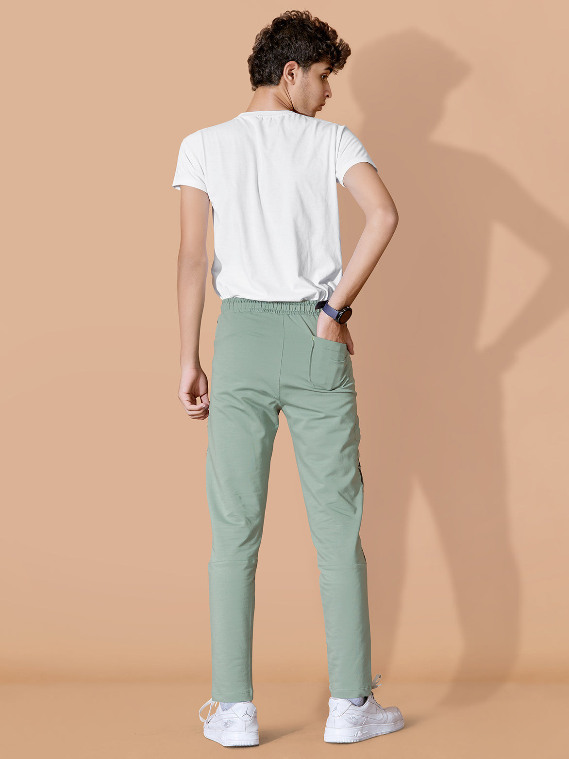 PISTA LYCRA PANT WITH 2 SIDE INVISIBLE ZIPPER