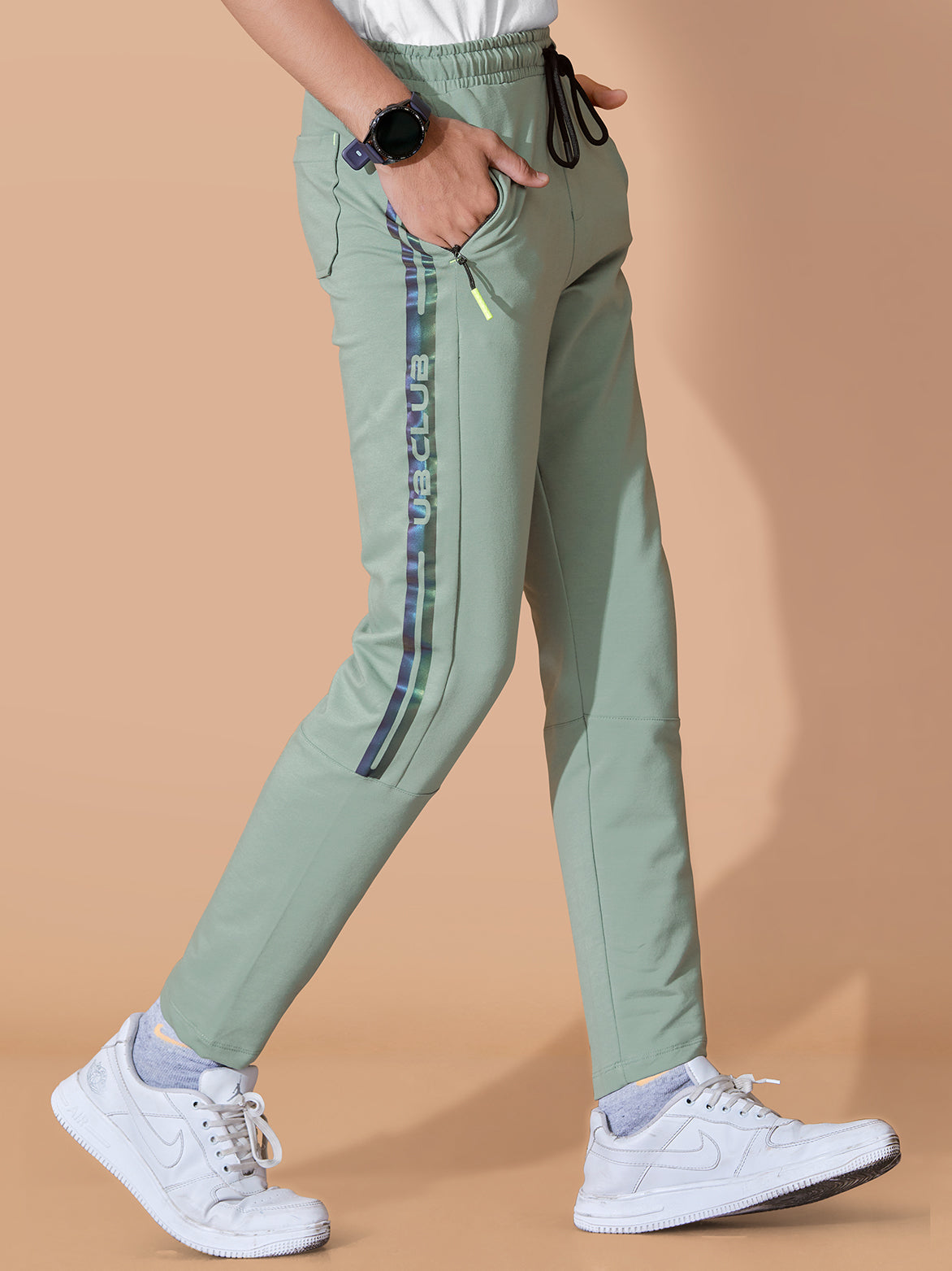 PISTA LYCRA PANT WITH 2 SIDE INVISIBLE ZIPPER