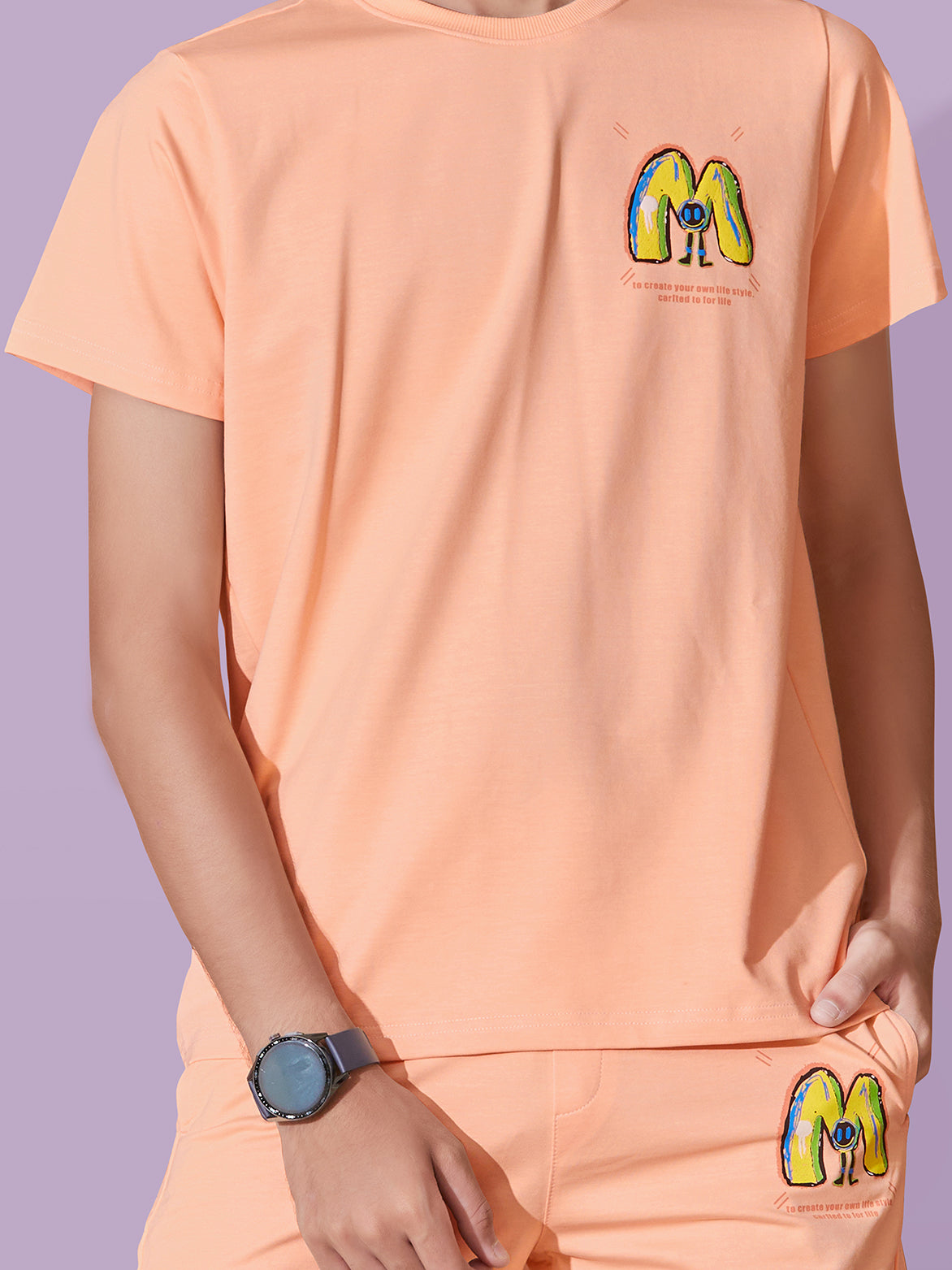 PEACH STREETSTYLE BOYS CO-ORD SET - COOL & COMFY