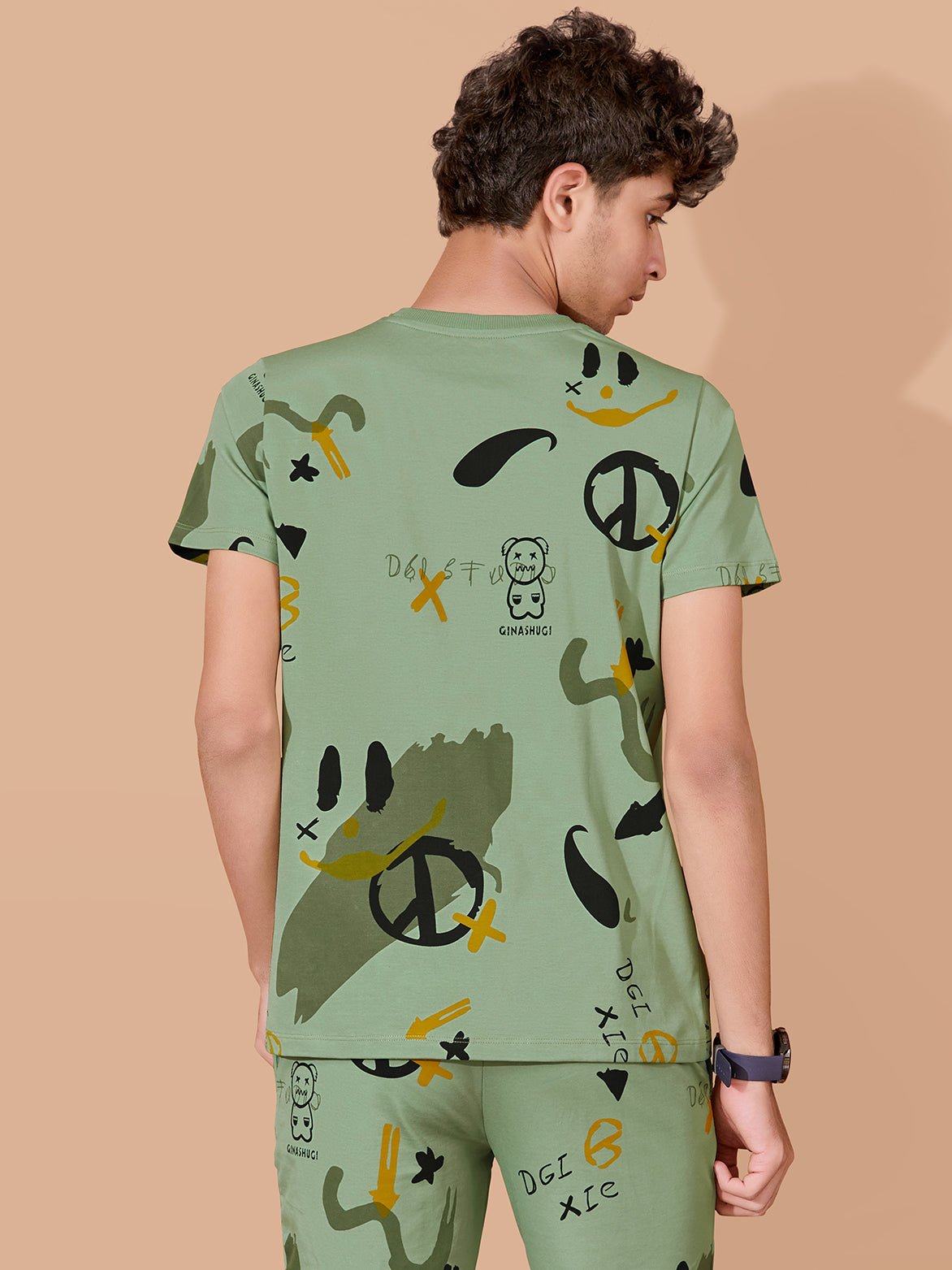 DARK GREEN URBANBOYS CLUB SIGNATURE SHORTS CO-ORD SET