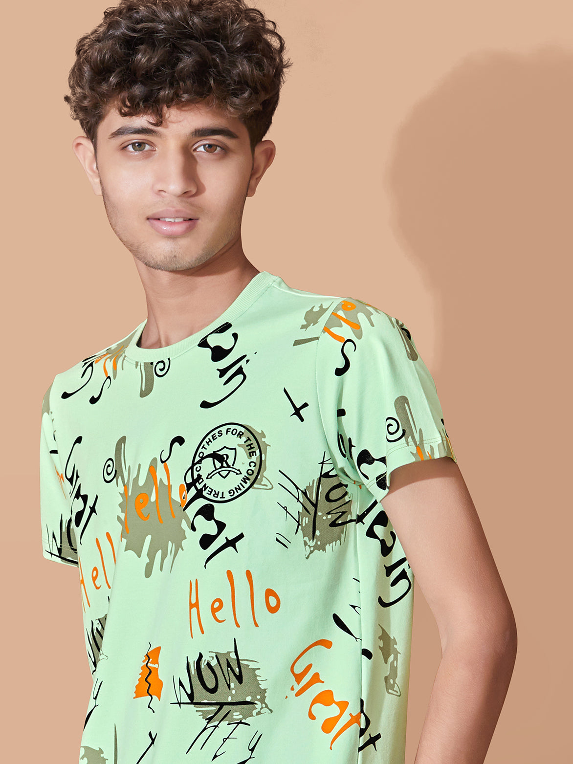 LIGHT GREEN URBANBOYS CLUB SIGNATURE SHORTS CO-ORD SET