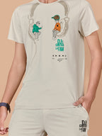 BEIGE NEXTGEN BOYS CO-ORD SET - PREMIUM FABRIC SHORTS