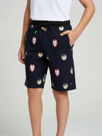 NAVY BLUE LYCRA SHORTS