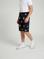 NAVY BLUE LYCRA SHORTS
