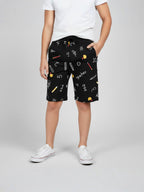 BLACK LYCRA SHORTS