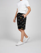 BLACK LYCRA SHORTS