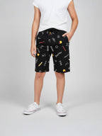 BLACK LYCRA SHORTS