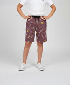 BROWN LYCRA SHORTS