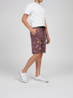 BROWN LYCRA SHORTS