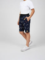 NAVY BLUE LYCRA SHORTS