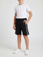BLACK URBANBOYS LYCRA SHORTS