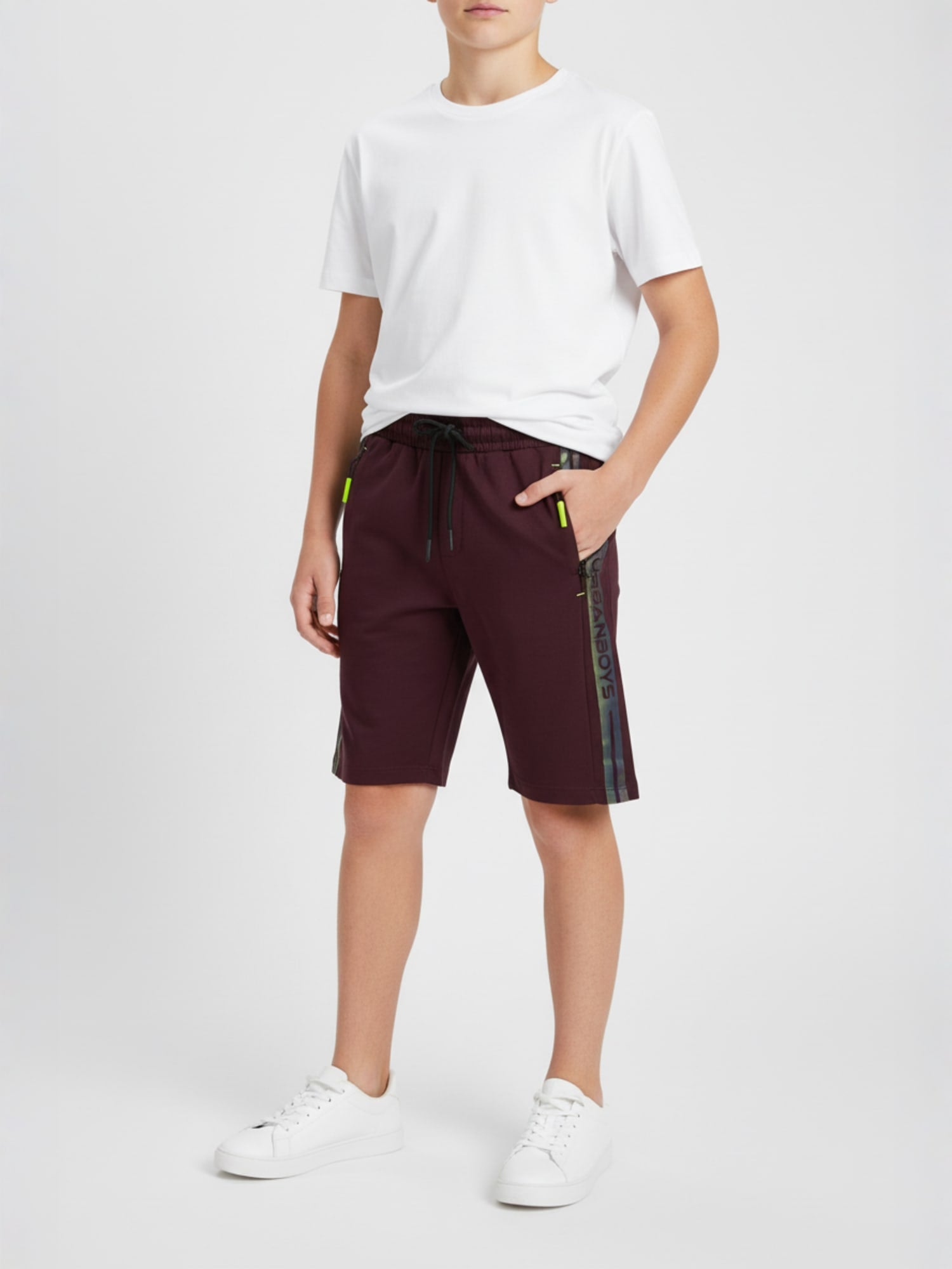 WINE URBANBOYS LYCRA SHORTS
