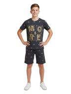 DARK GREY URBANBOYS ACTIVEPLAY POLY CO-ORD SET