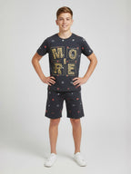 DARK GREY URBANBOYS ACTIVEPLAY POLY CO-ORD SET