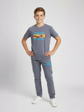 GREY BIOGOLD FABRIC - LIGHTWEIGHT - STYLISH FULL PANT SET