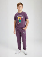 MAUVE BIOGOLD FABRIC - LIGHTWEIGHT - STYLISH FULL PANT SET