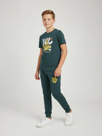 FOREST GREEN BIOGOLD FABRIC - LIGHTWEIGHT - STYLISH FULL PANT SET