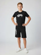 BLACK URBAN CHILL SHORTS CO-ORDS SET