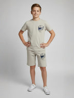 CREAM URBAN CHILL SHORTS CO-ORDS SET