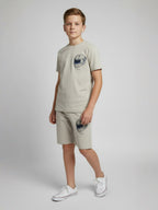 CREAM URBAN CHILL SHORTS CO-ORDS SET
