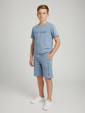 BLUE URBAN CHILL SHORTS CO-ORDS SET