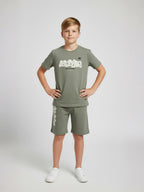 FOREST GREEN URBAN CHILL SHORTS CO-ORDS SET