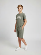 FOREST GREEN URBAN CHILL SHORTS CO-ORDS SET