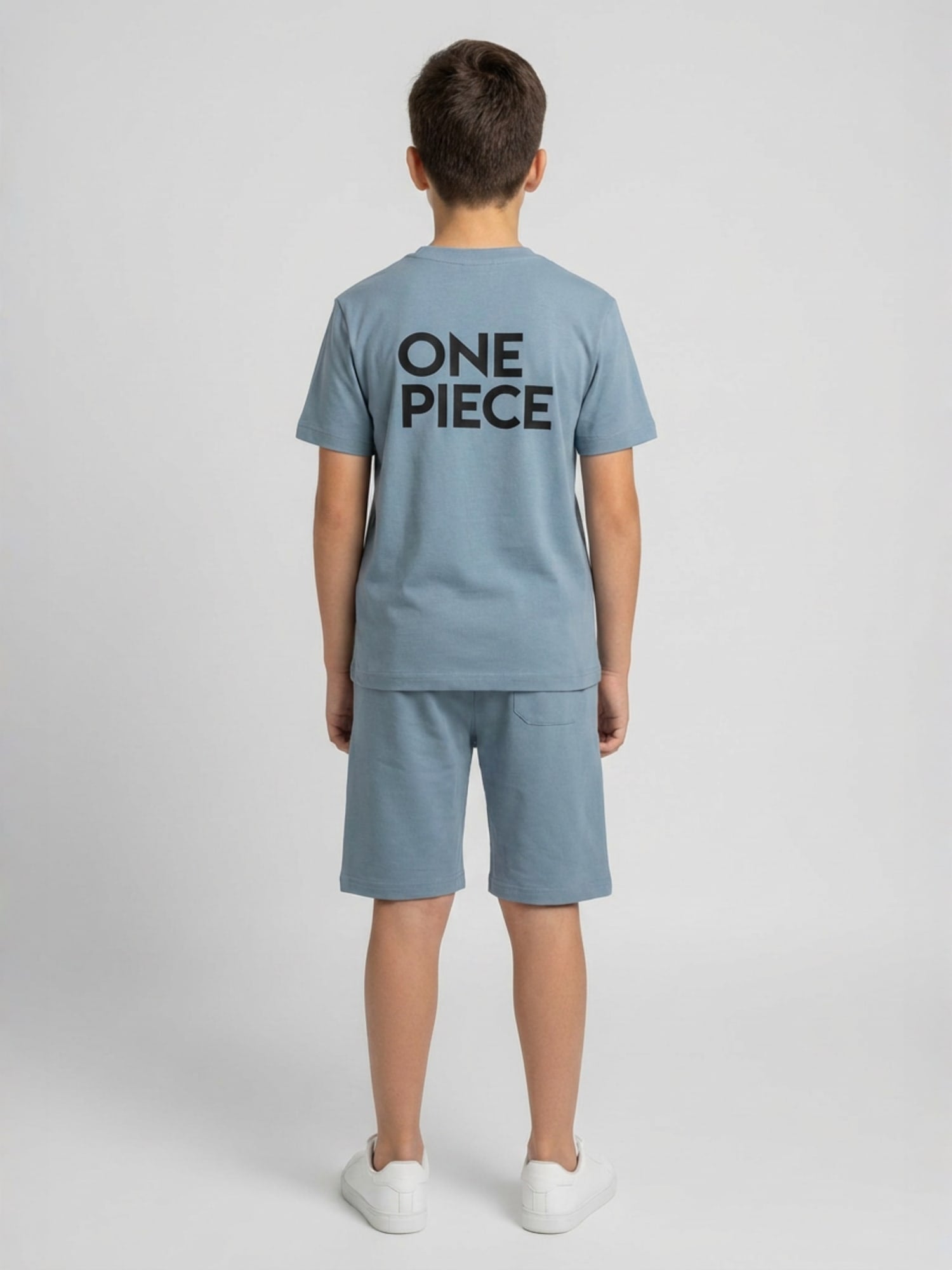 BLUE URBAN CHILL SHORTS CO-ORDS SET