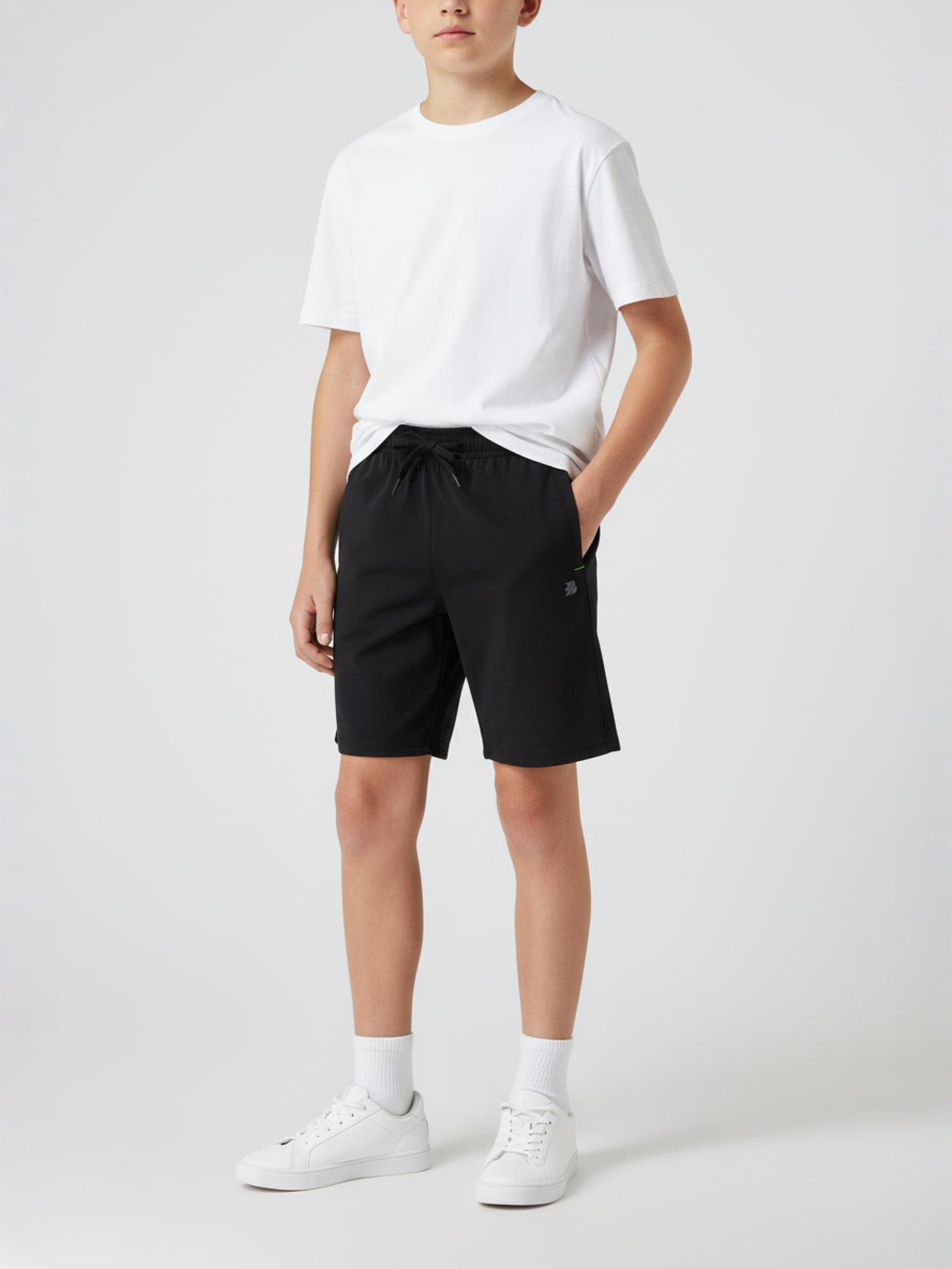 BLACK NS LYCRA SPORTS SHORTS