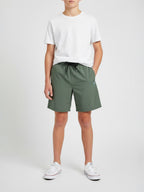 OLIVE NS LYCRA SPORTS SHORTS
