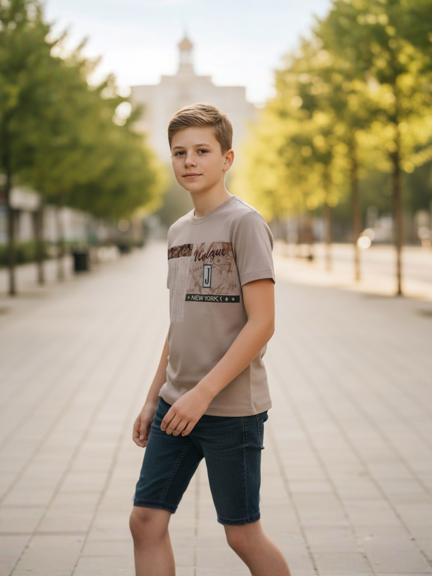 BEIGE CORIAN T-SHIRT