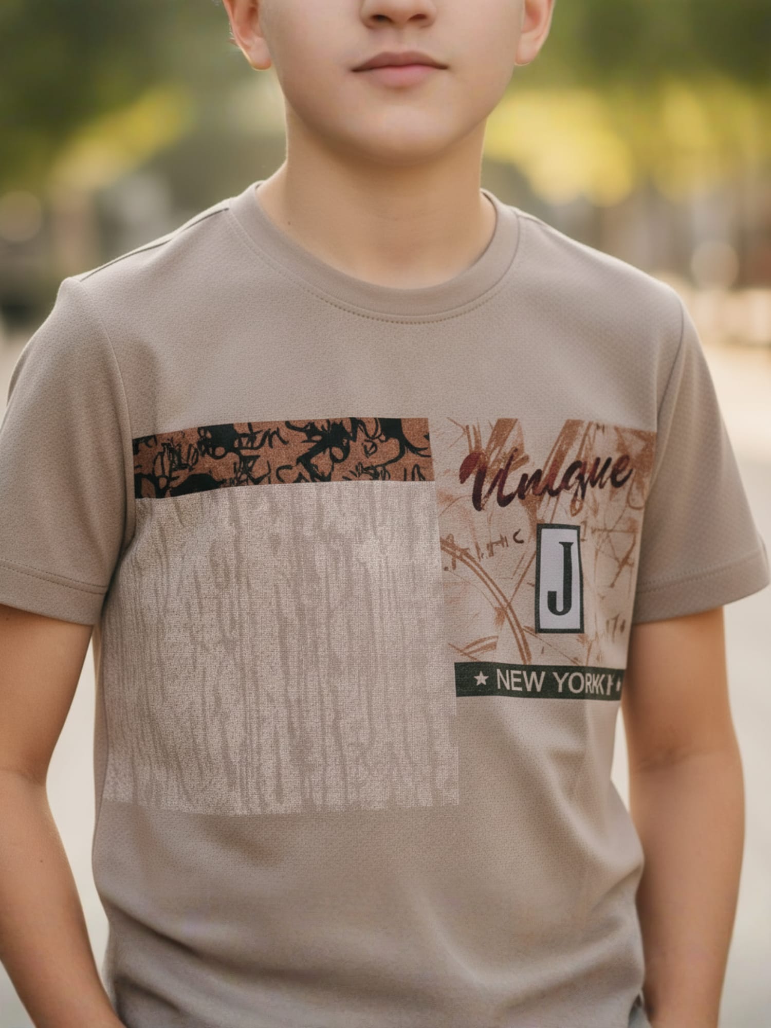 BEIGE CORIAN T-SHIRT