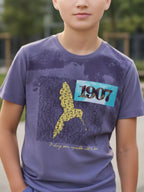 BLUE CORIAN T-SHIRT